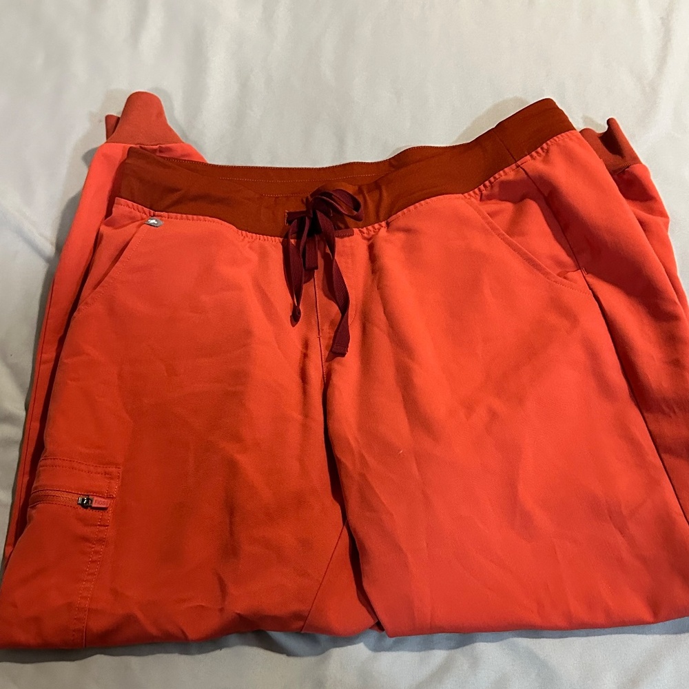 FIGS Clay Scrub Set Rafaela Top + Zamora HW Jogger | Size M & L EUC PO 1646 - Picture 6 of 9